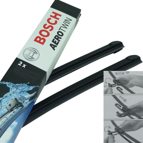 Vorne AF502 Bosch Scheibenwischer Aerotwin Aerofit für OPEL Astra G
