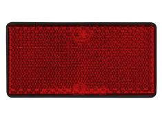 LAS Reflektor rot viereckig einzeln lose