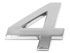 Eufab 3D Car-Logo, Zahl 4