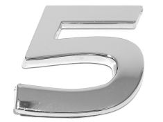 Eufab 3D Car-Logo, Zahl 5