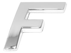 Eufab 3D Car-Logo, Großbuchstabe F