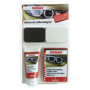 Sonax Scheinwerfer Reparatur Set Politur Versiegelung für Scheinwerfer  04059410 