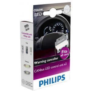 Philips LED W 5W Ultinon Pro6000 mit Straßenzulassung 6000K 2Stk. +Error  Canceler 
