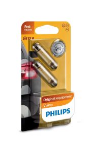 Philips Glühbirne 12V 10W SV8.5 43mm Soffitte 2Stk
