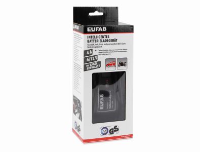 Eufab Intelligentes Batterieladegerät 6/12V 4A 