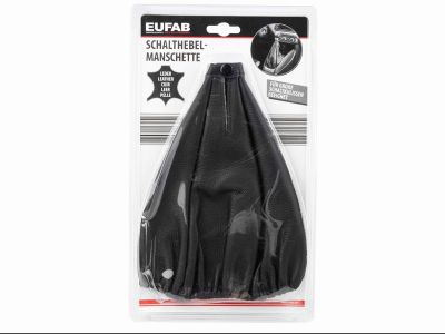 Eufab Leder-Schaltsack, schwarz - Cartuningpoint.de