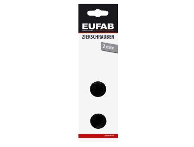 Eufab Zierschrauben 22mm Fb. schwarz - Cartuningpoint.de