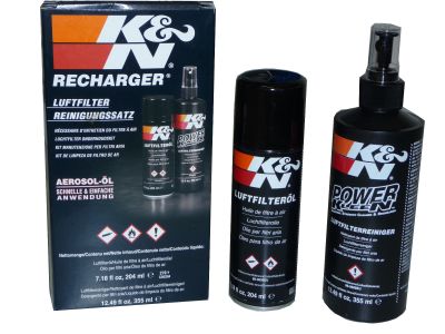 K&N Sportluftfilter Reinigungsset Filterreiniger 335ml Filteröl Öl