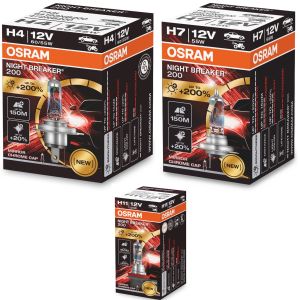 Osram Night Breaker 200 Halogen H4 H7 H11 Alle Typen Freie Wahl