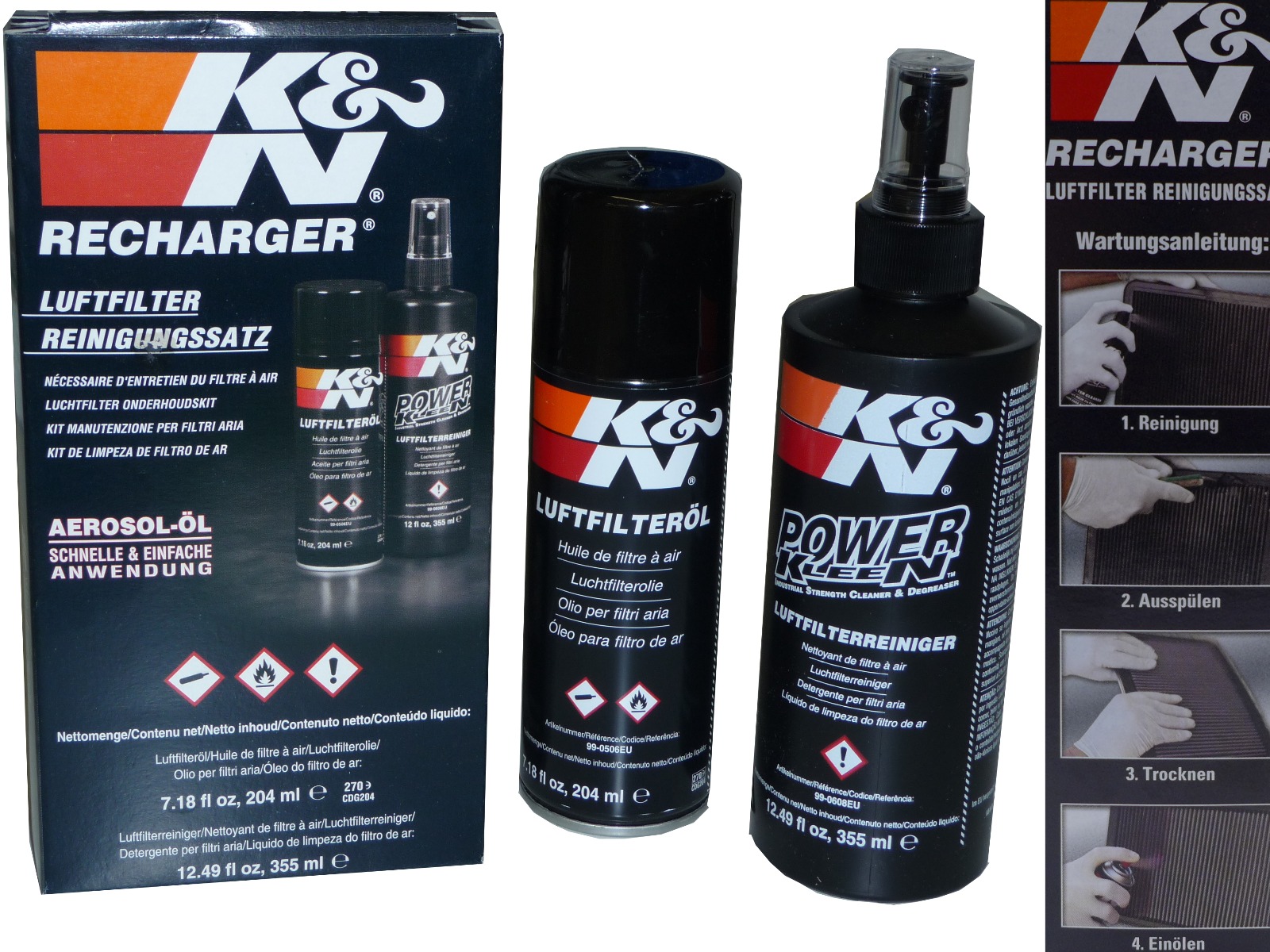 K&N Filters Luftfilter-Reinigungsset (99-5003EU) online kaufen