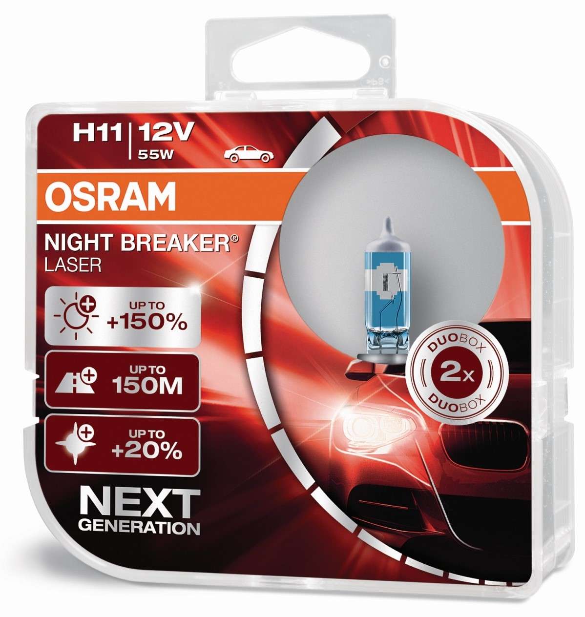 Osram Night Breaker 200 Laser Silver LED H1 H3 H4 H7 H8 H11 HB3 HB4 Freie  Wah