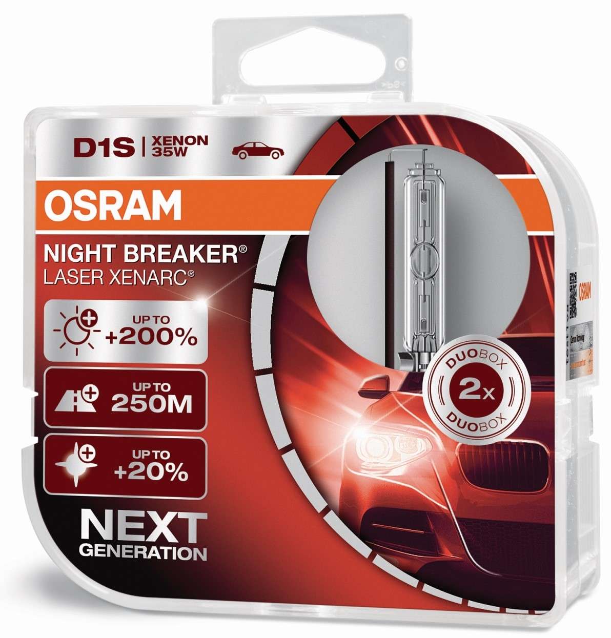 Frugal In reality Be excited OSRAM XENARC Night Breaker Laser D1s Xenon Car Headlight Bulbs (twin) for  sale online | eBay