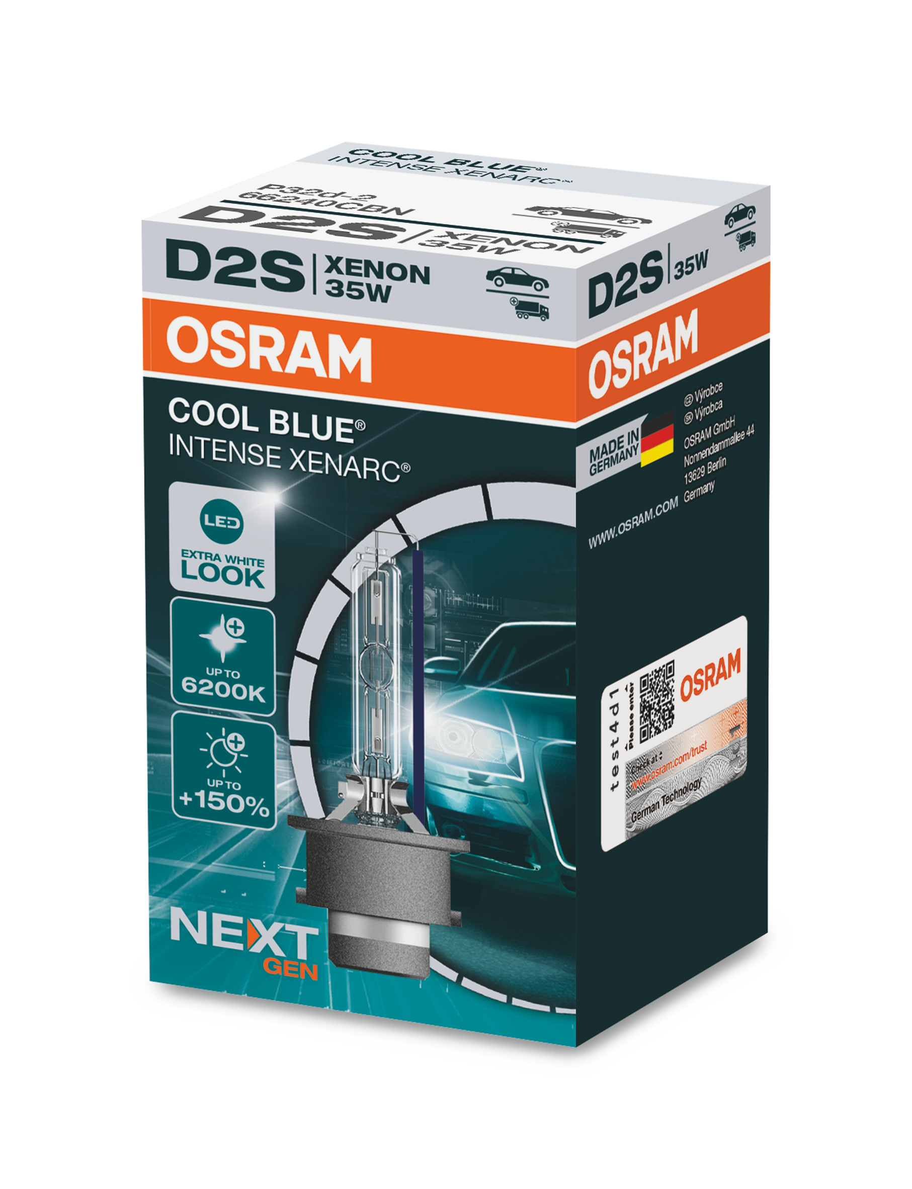 Osram Cool Blue Intense Next Gen. H1 H4 H7 H15 D1S D2S D3S D4S Freie Wahl 1Stk. - Picture 7 of 9