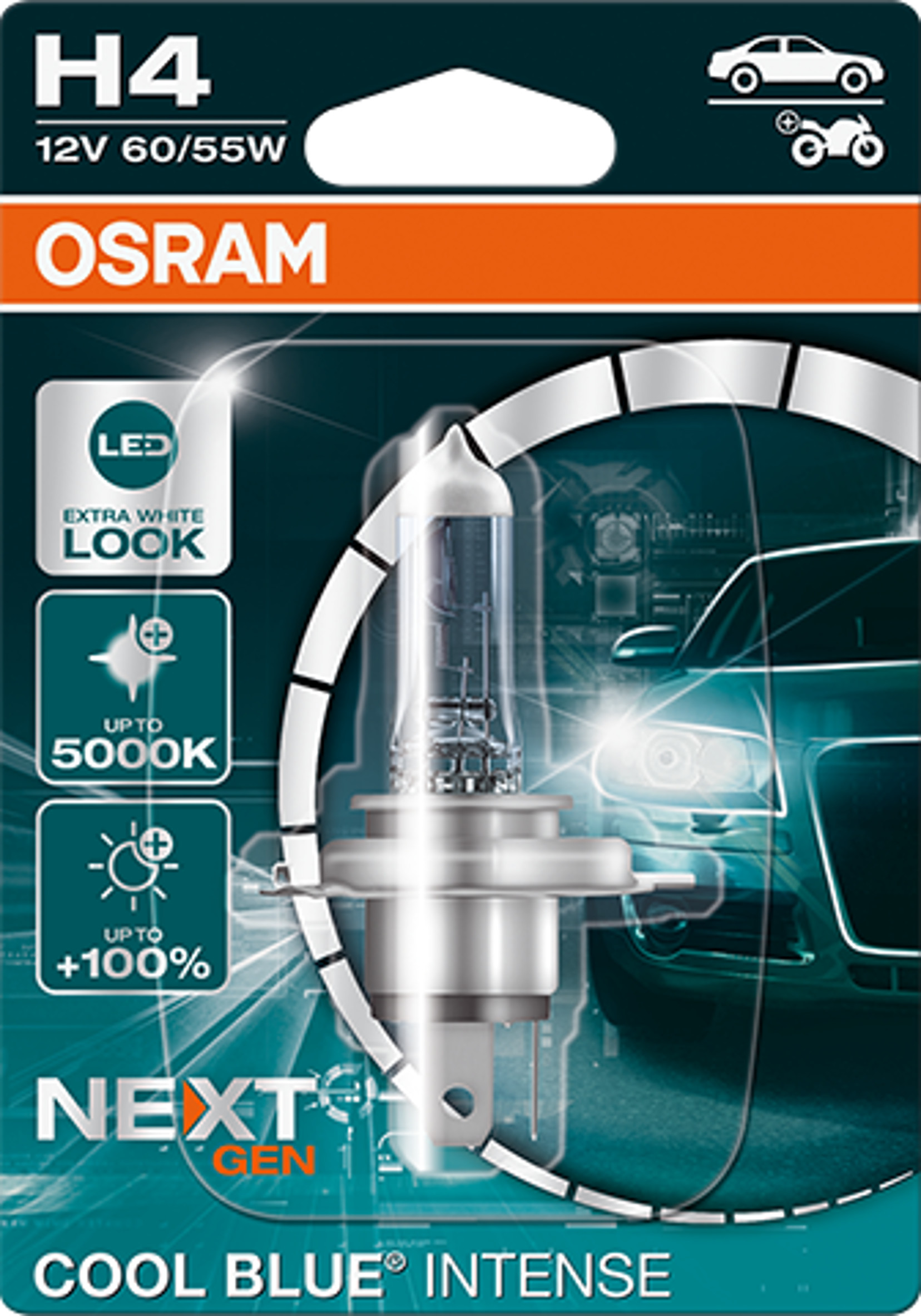 Osram Cool Blue Intense Halogenbirne H1 H4 H7 Alle Typen Freie Wahl 1Stk.