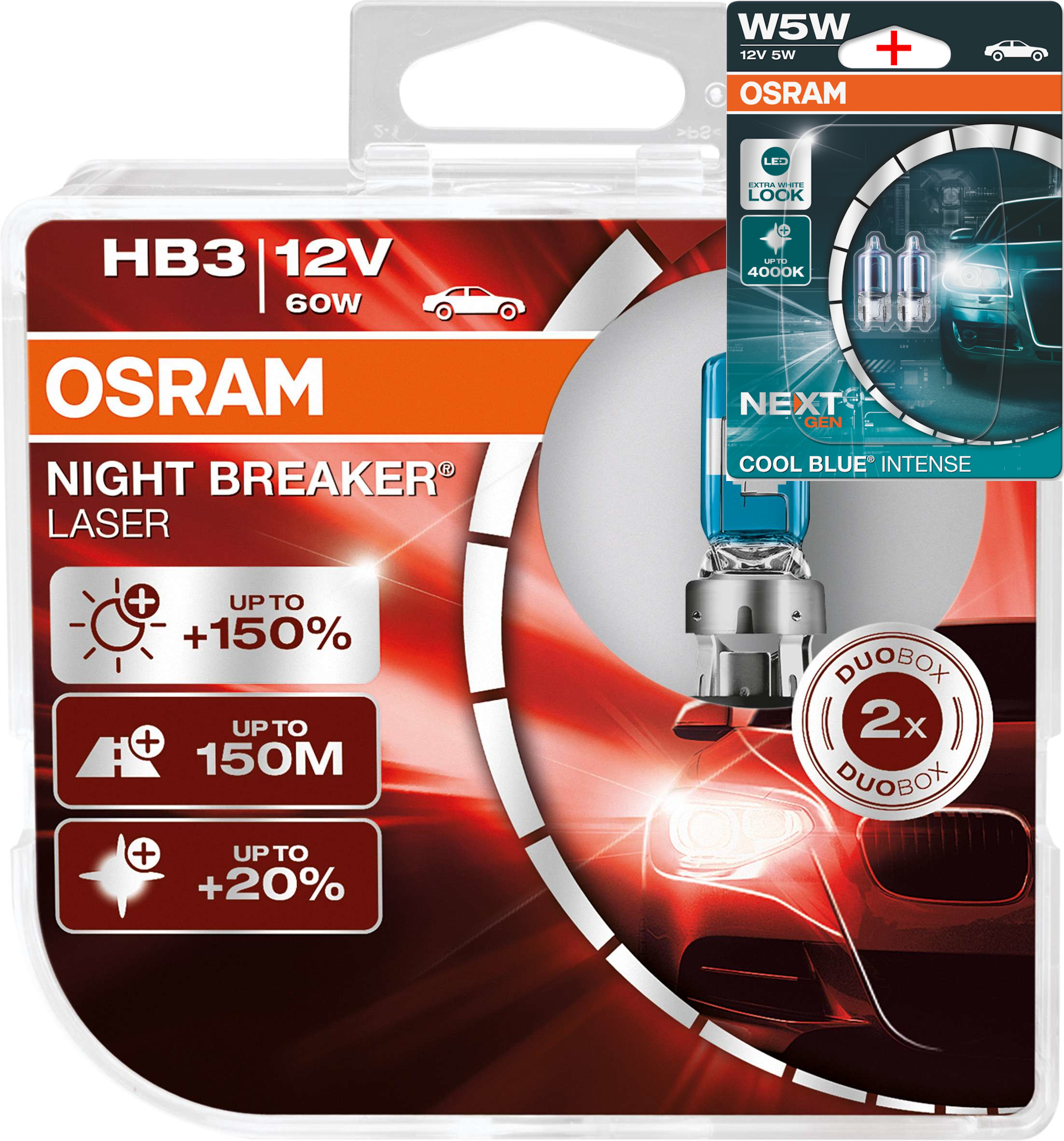 Osram Night Breaker 200 Laser Silver LED H1 H3 H4 H7 H8 H11 HB3 HB4 Freie Wah... - Picture 20 of 21