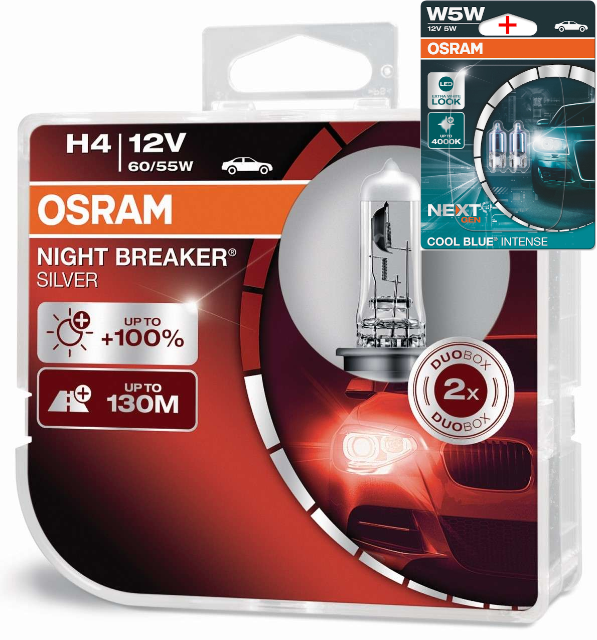 Osram Night Breaker 200 Laser Silver LED H1 H3 H4 H7 H8 H11 HB3 HB4 Freie Wah... - Picture 12 of 21