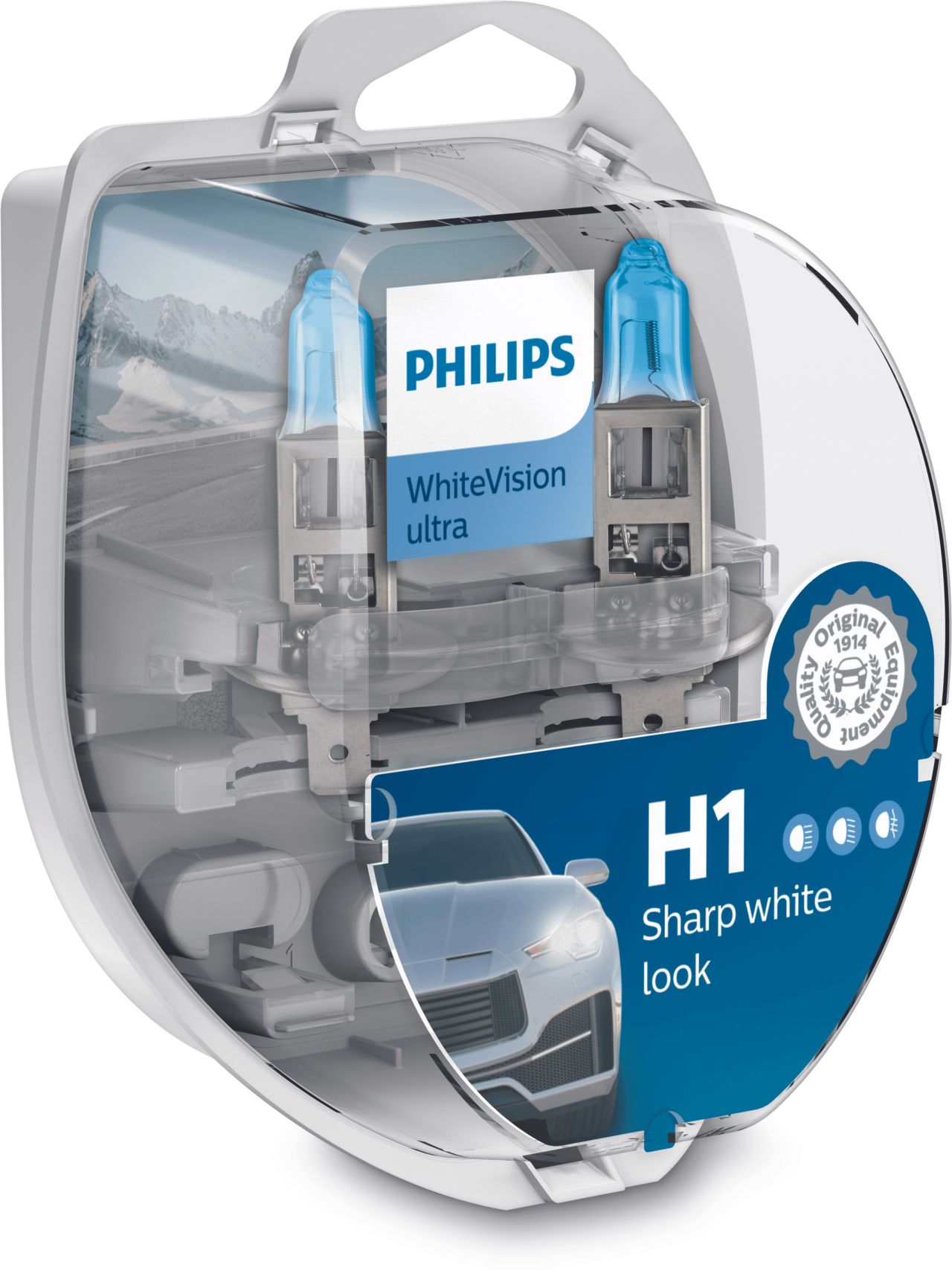 Philips WhiteVision Ultra 4200K H1 H4 H7 All Types Free Choice 2pcs