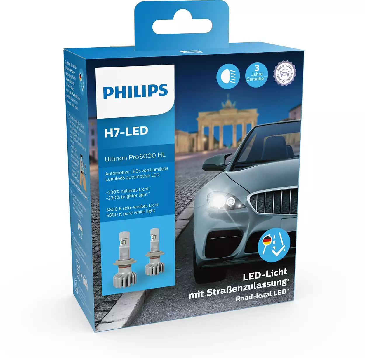 Ampoules LED H7 Philips Ultinon Pro6000 LED